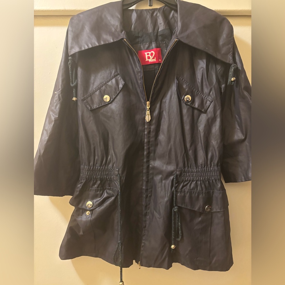 Genuine BALIZZA Women's Black Utility Jacket Size Small